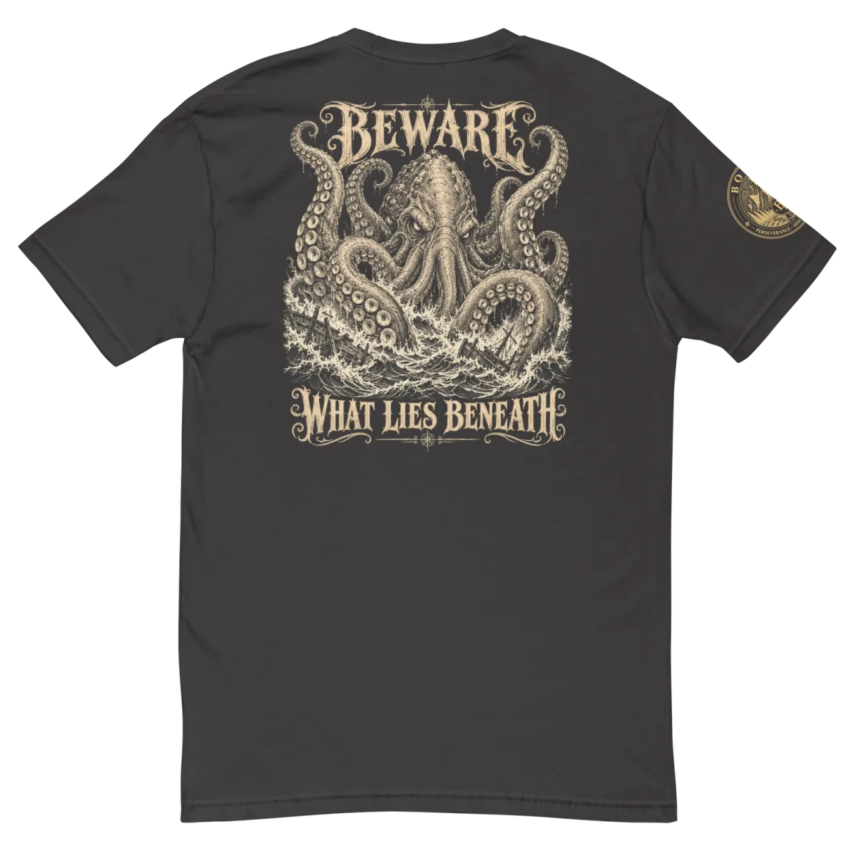 Beware What Lies Beneath, Graphite Black, back