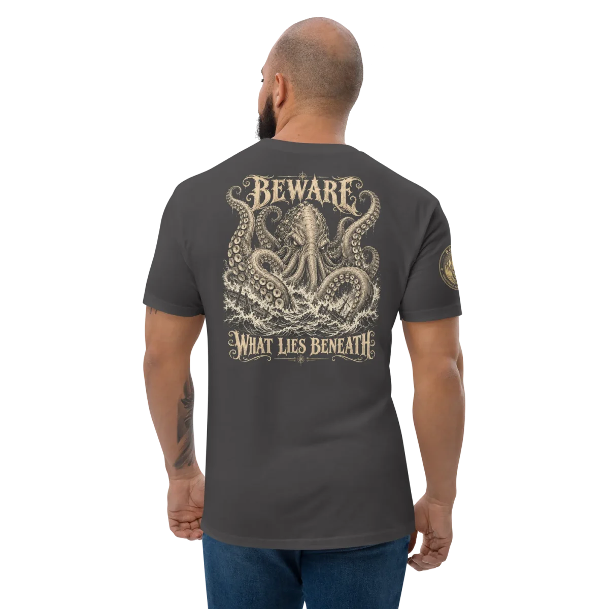 Beware What Lies Beneath, Heavy Metal, back, worn