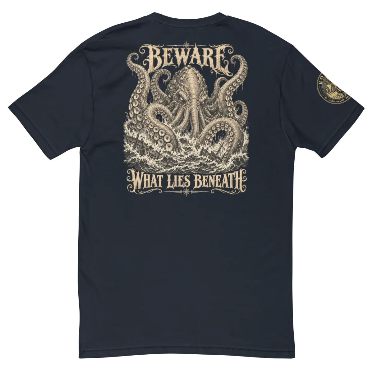 Beware What Lies Beneath, Midnight Navy, back