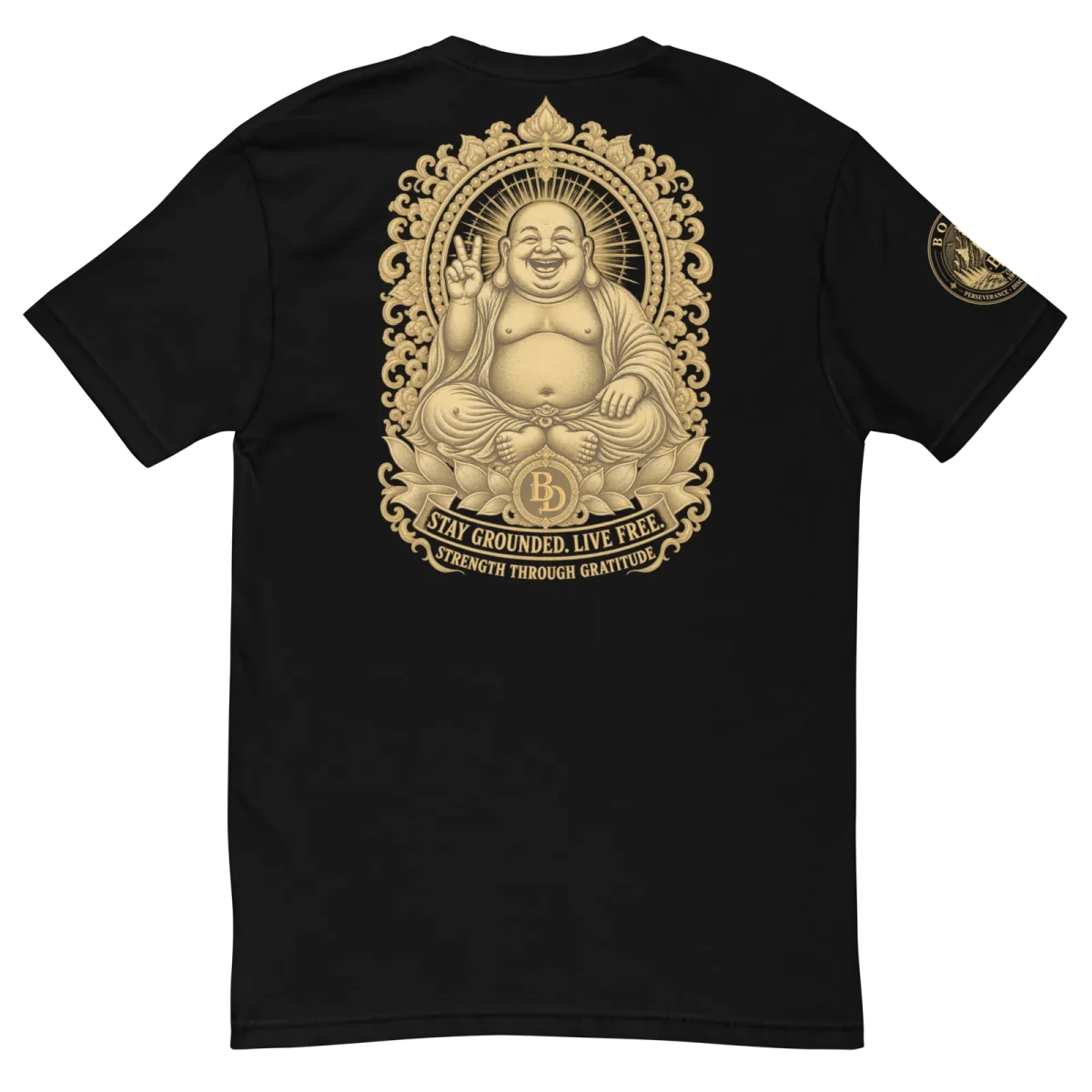 Buddha 1, Black, back