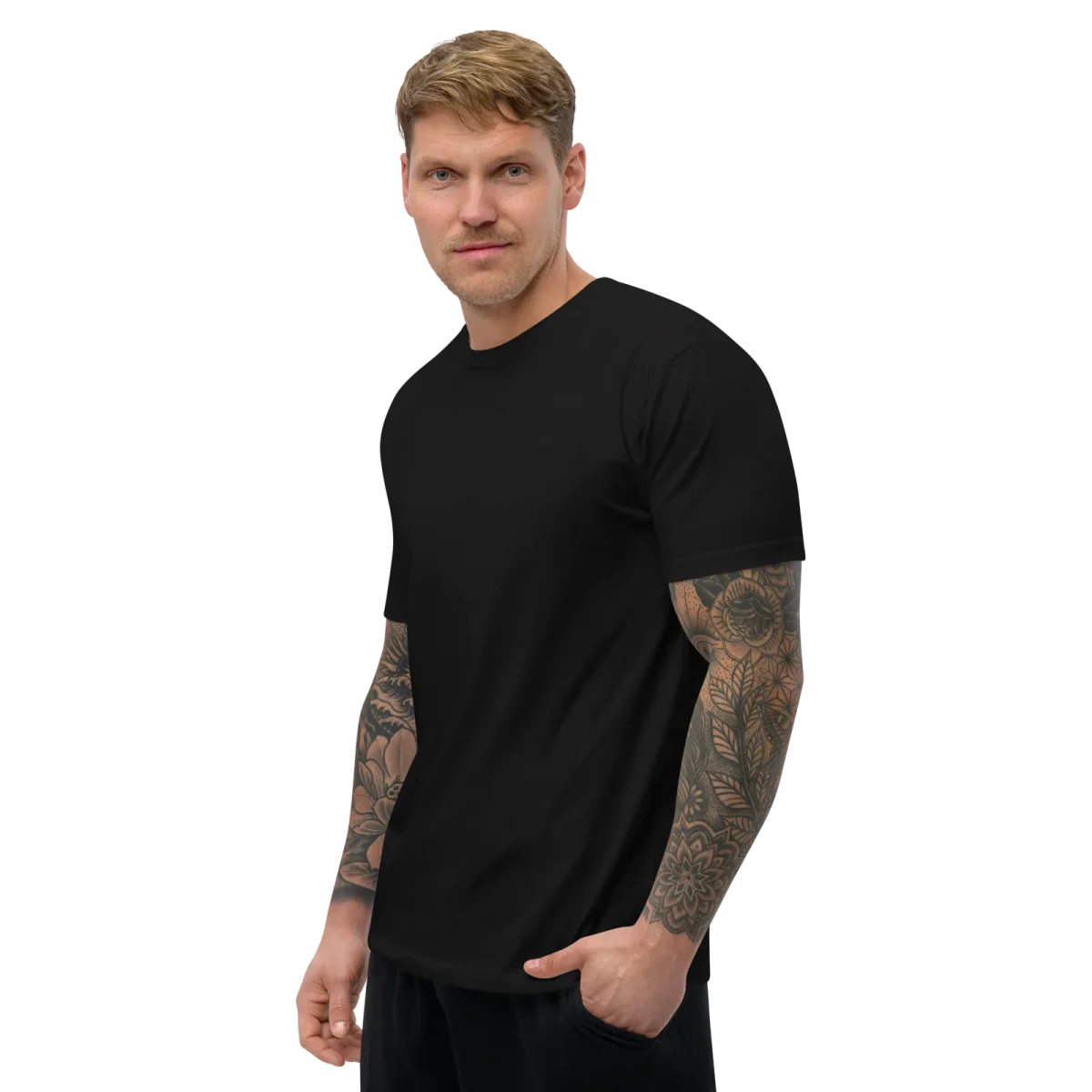 Buddha 1, Black, sleeve badge