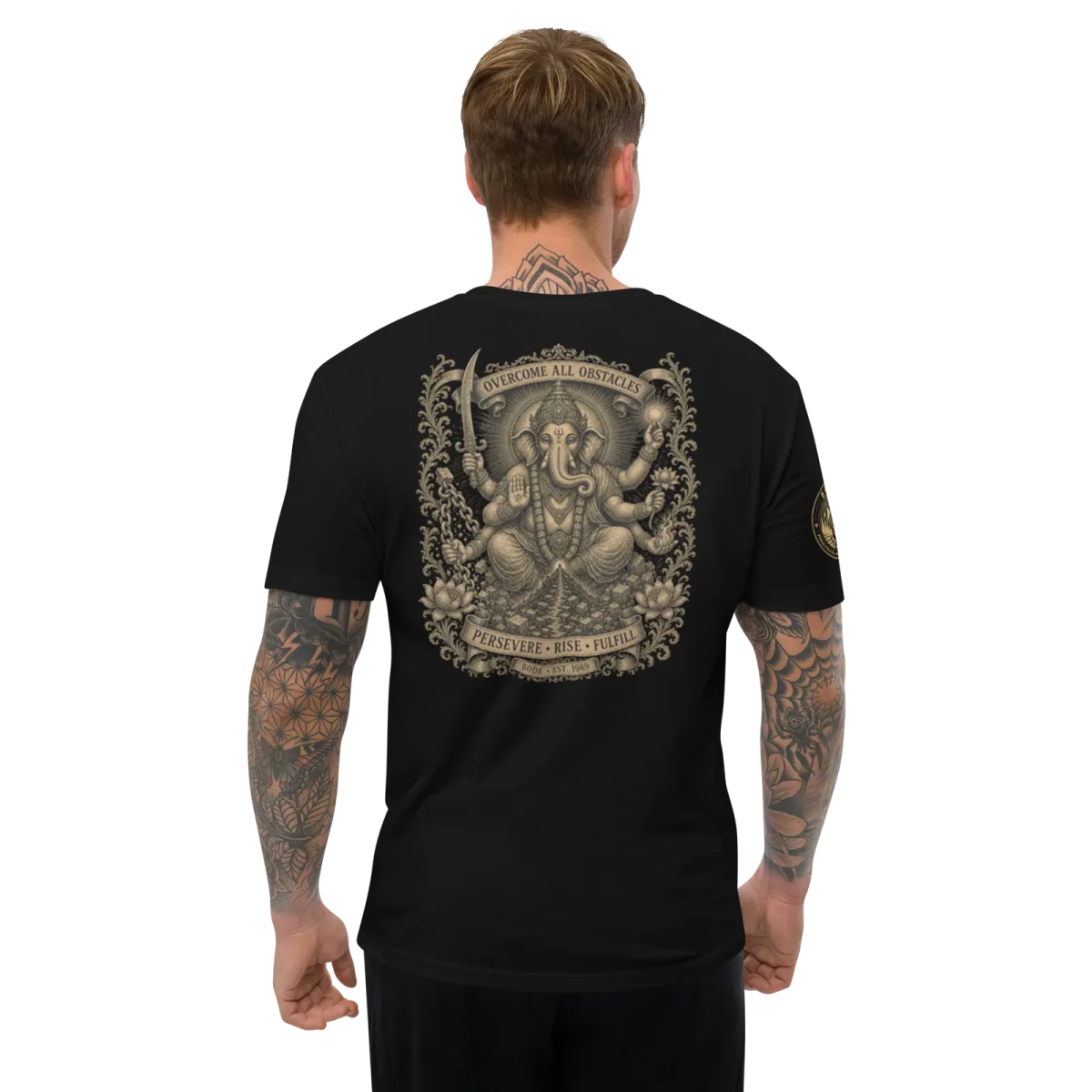 Ganesha, Black, back, worn
