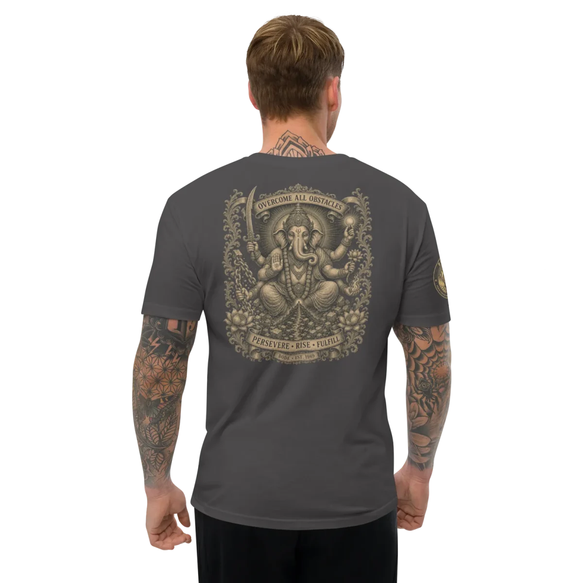 Ganesha, Heavy Metal, back, worn