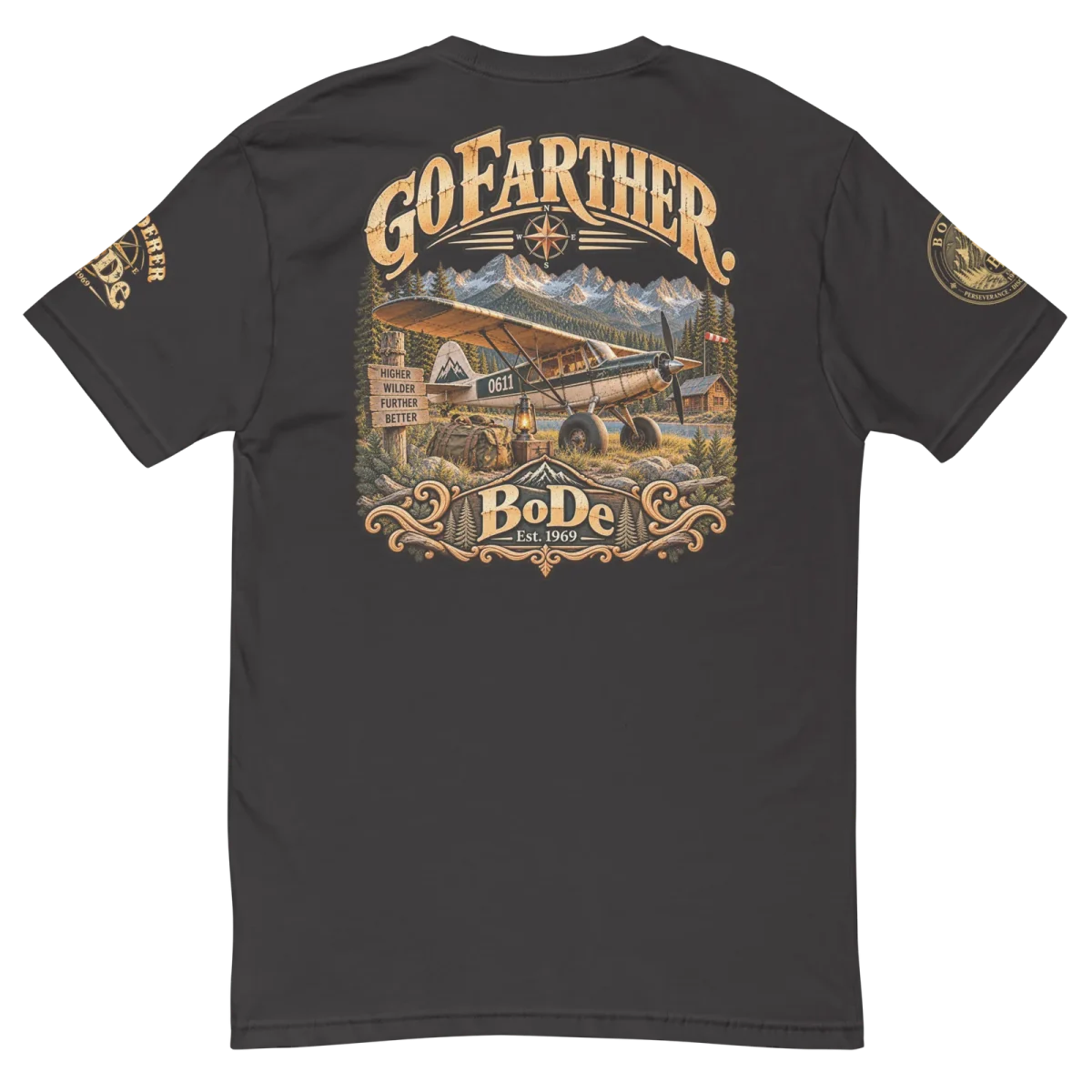 Go Farther, Graphite Black, back