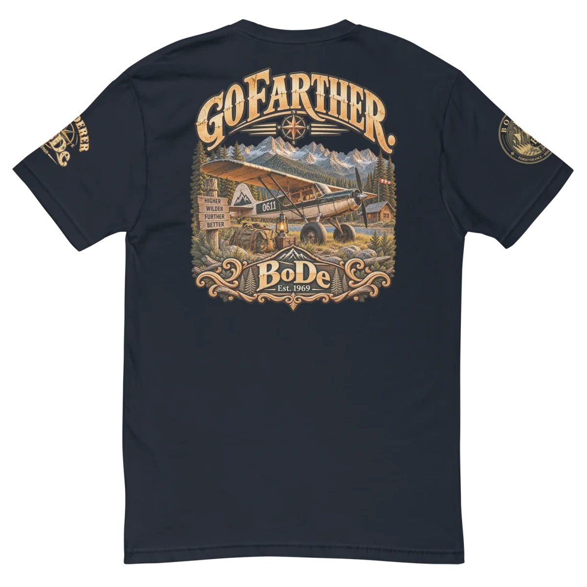Go Farther, Midnight Navy, back