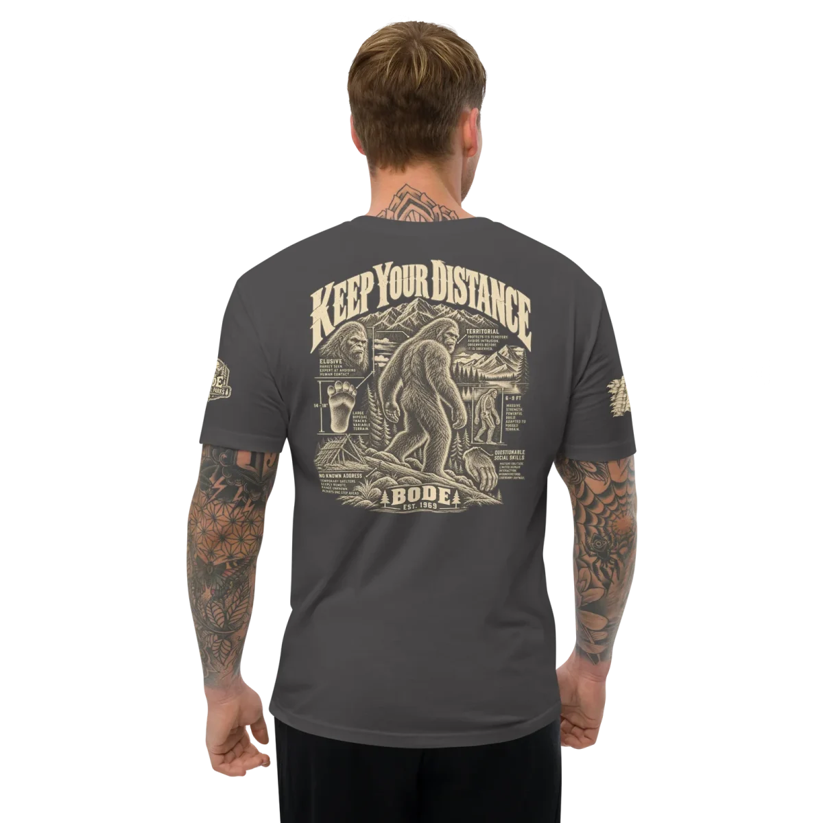 Keep Your Distance 1, Heavy Metal, back, worn