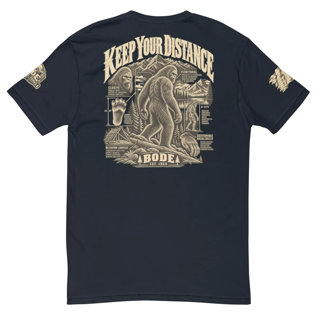 Keep Your Distance 1, Midnight Navy, back