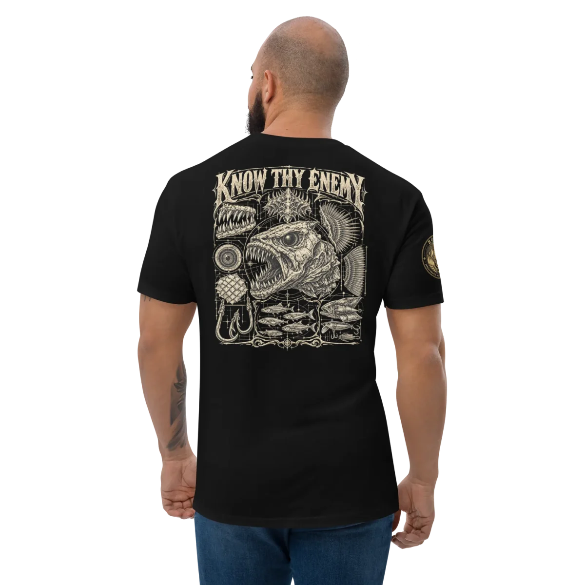 Know Thy Enemy, Black, back, worn