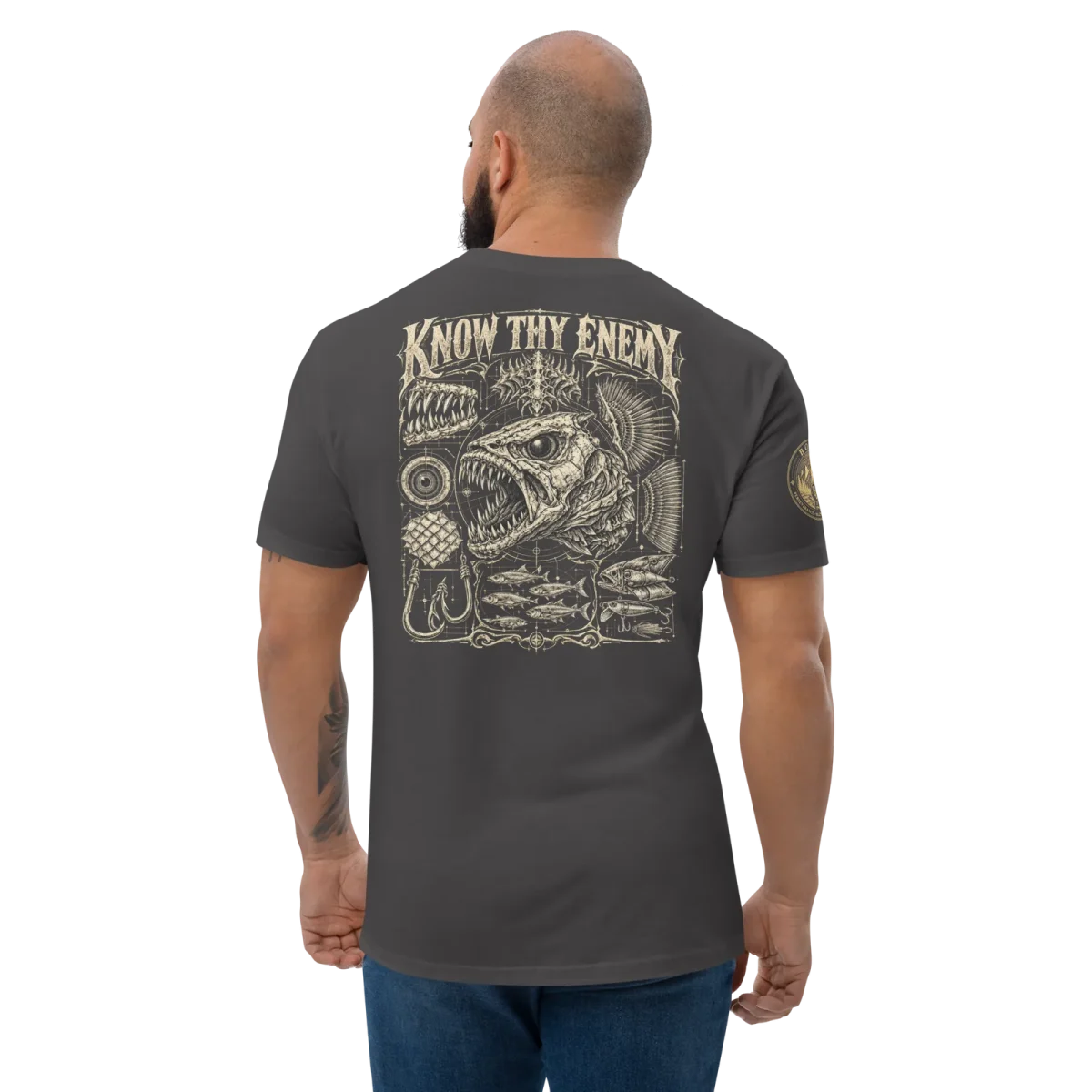 Know Thy Enemy, Heavy Metal, back, worn