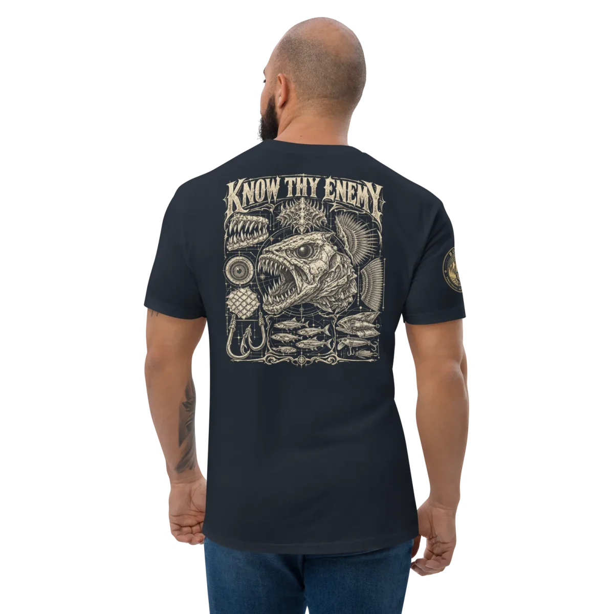 Know Thy Enemy, Midnight Navy, back, worn