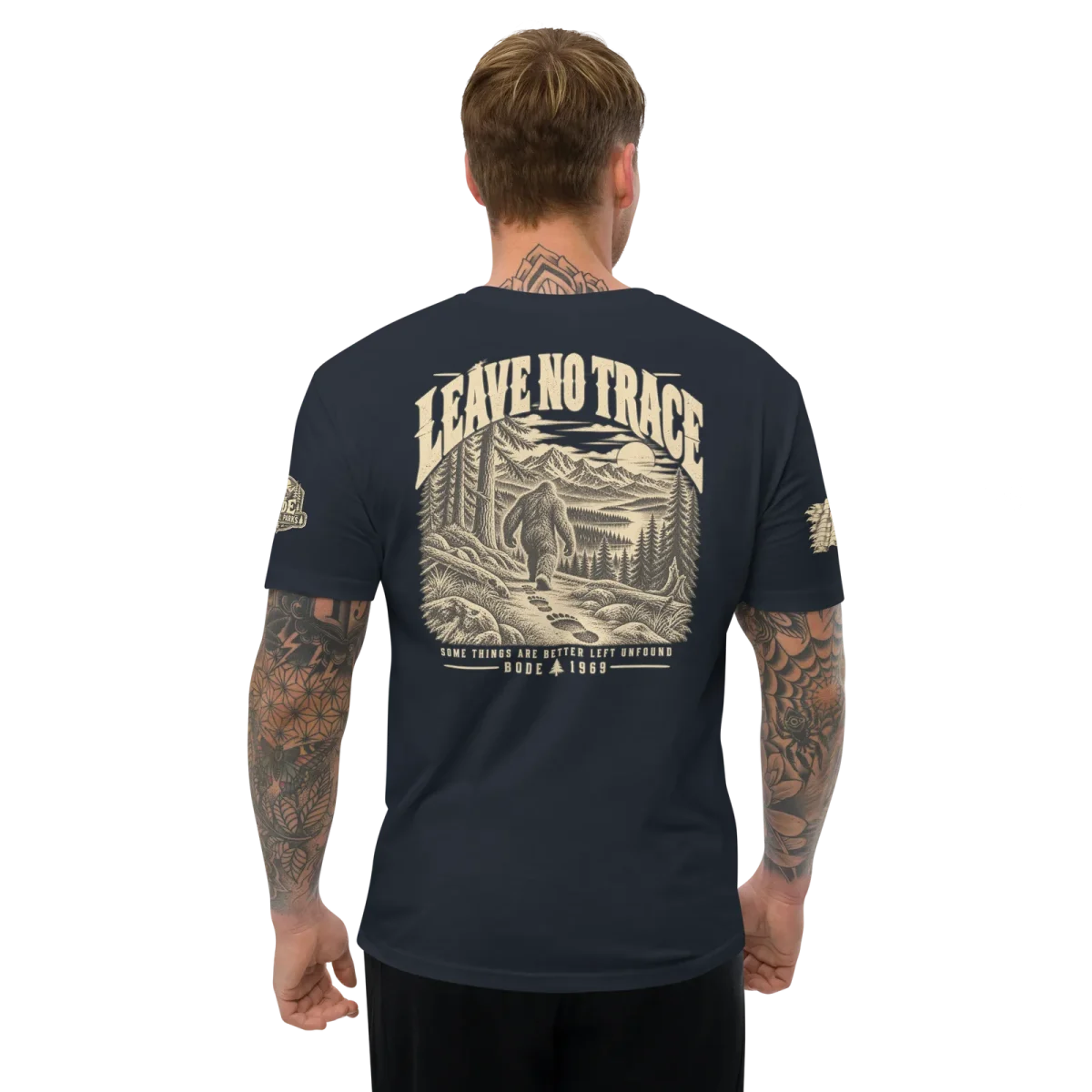 Leave No Trace, Midnight Navy, back, worn