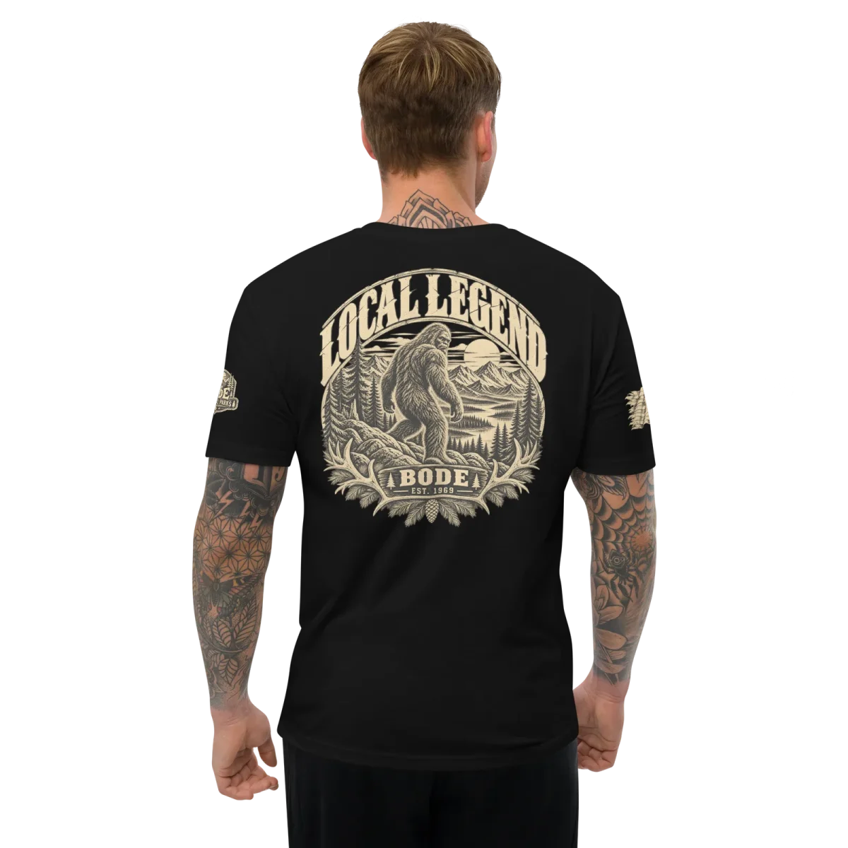 Local Legends, Black, back, worn