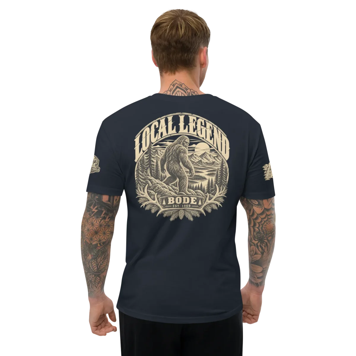 Local Legends, Midnight Navy, back, worn