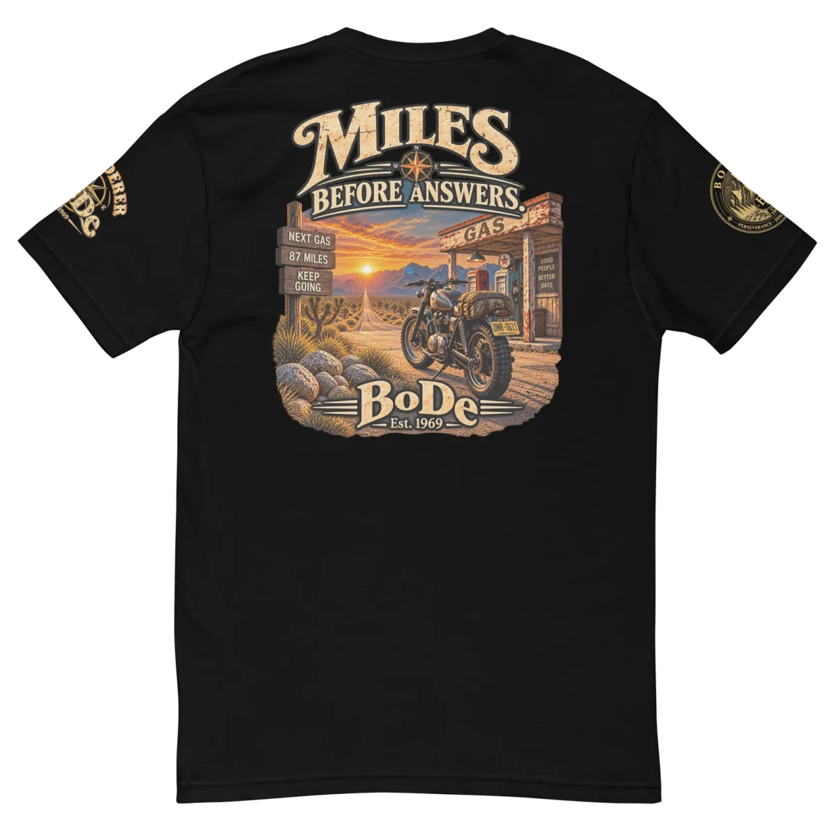 Miles, Black, back