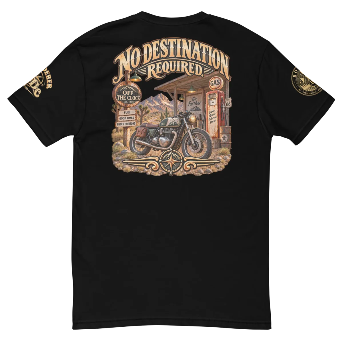 No Destination, Black, back