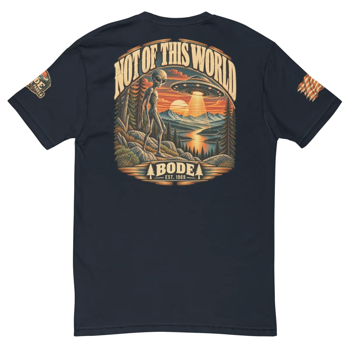 Not of This World - Alien, Midnight Navy, back