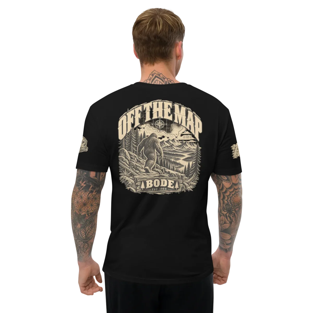 Off the Map, Black, back, worn