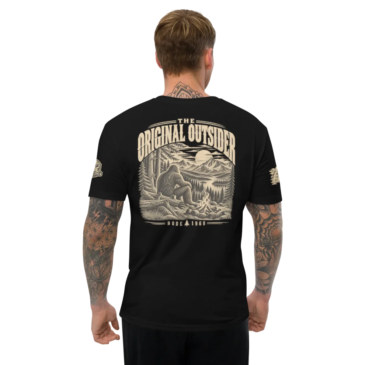 Original Outsider, Black, back, worn
