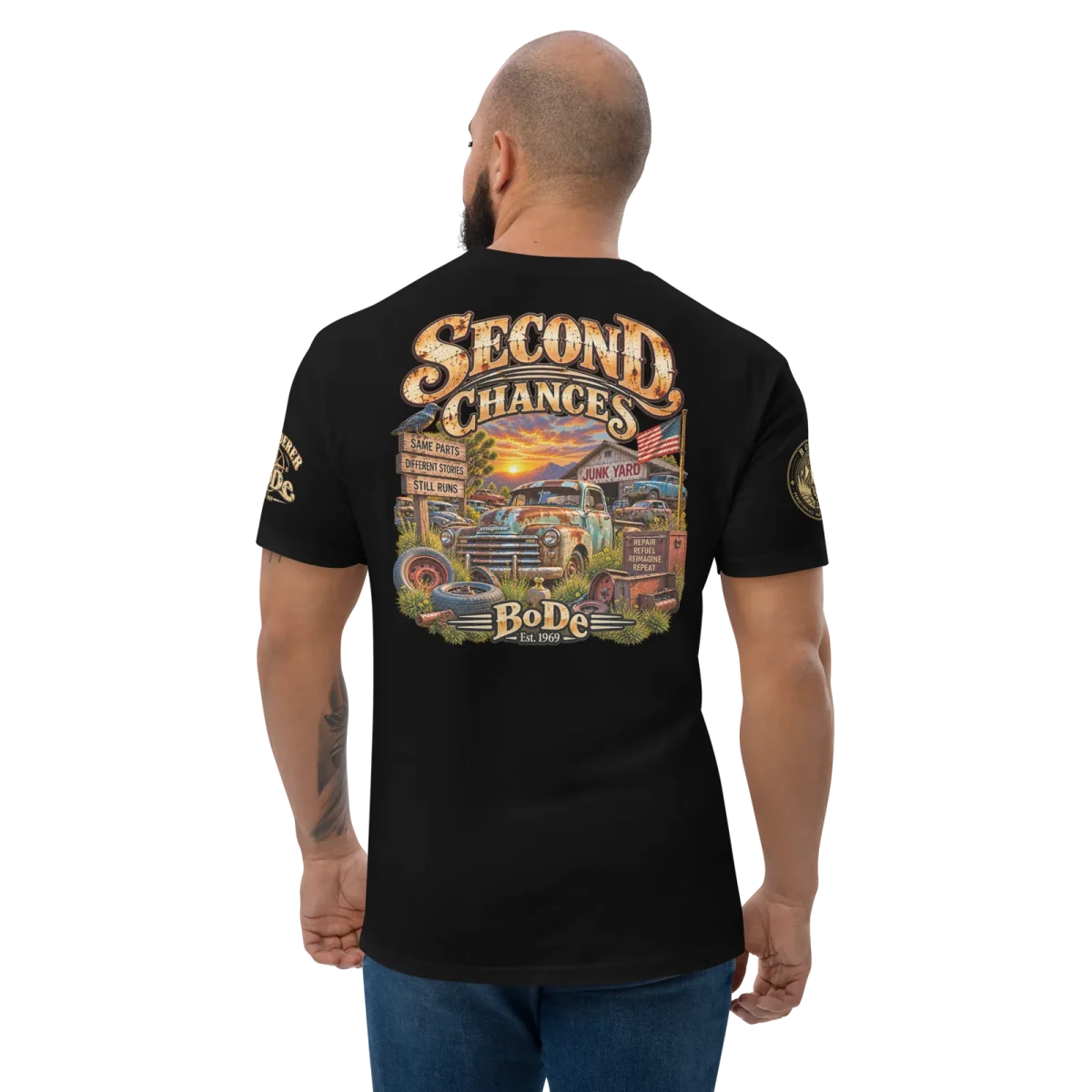 Second Chances, Black, back, worn