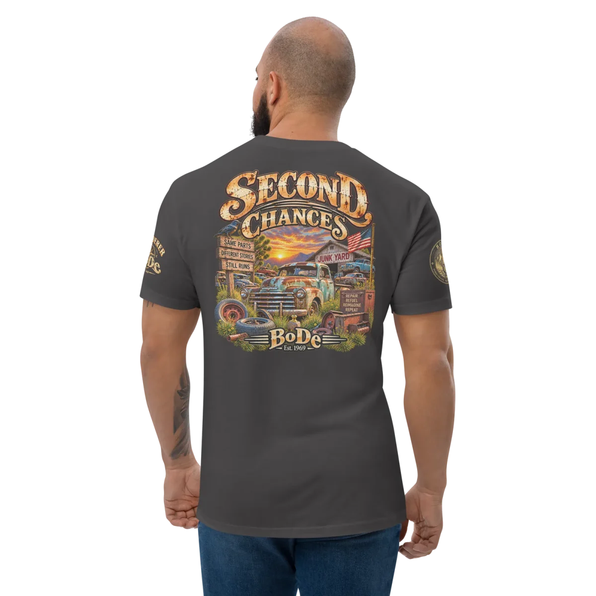 Second Chances, Heavy Metal, back, worn