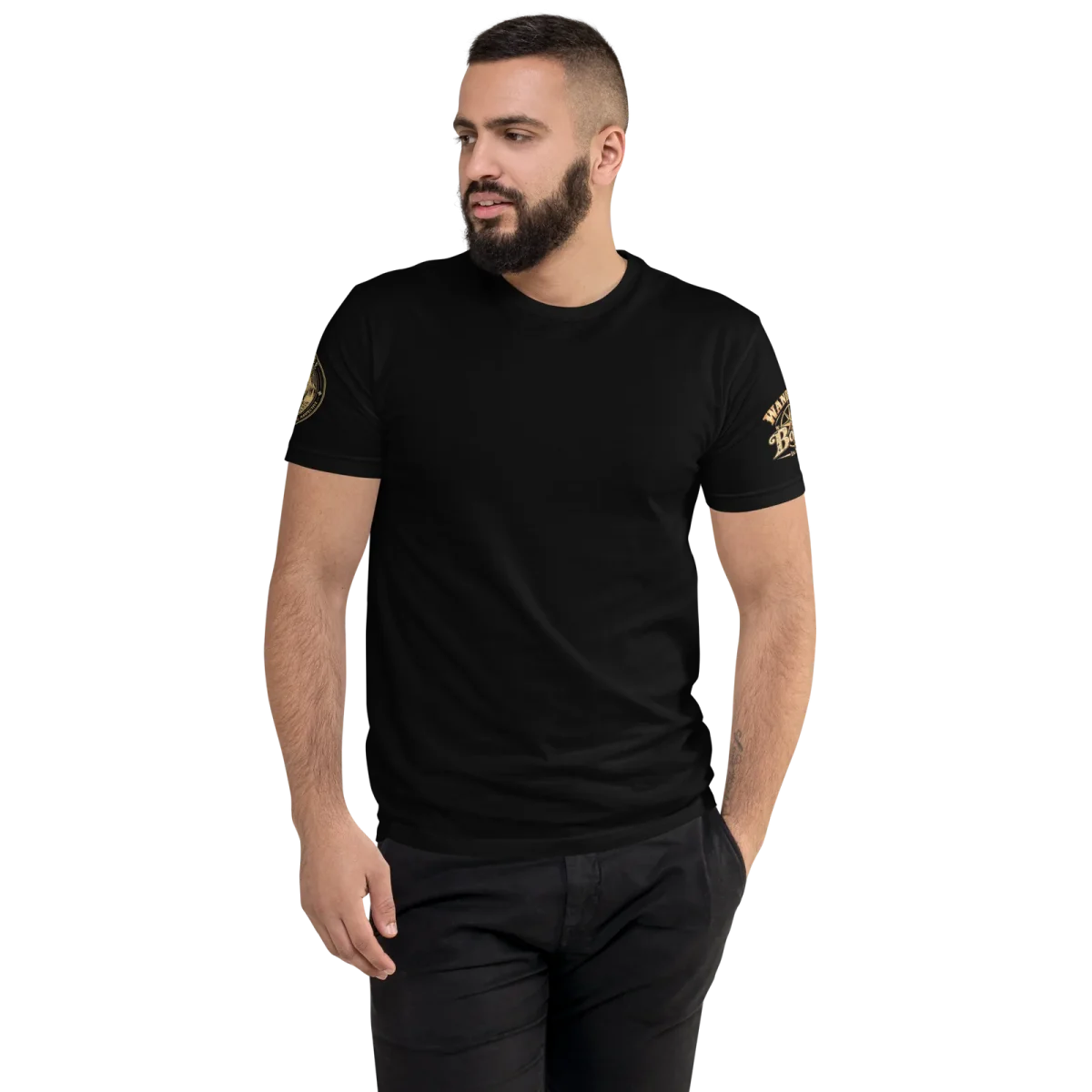 See Where It Goes, Black, front, worn