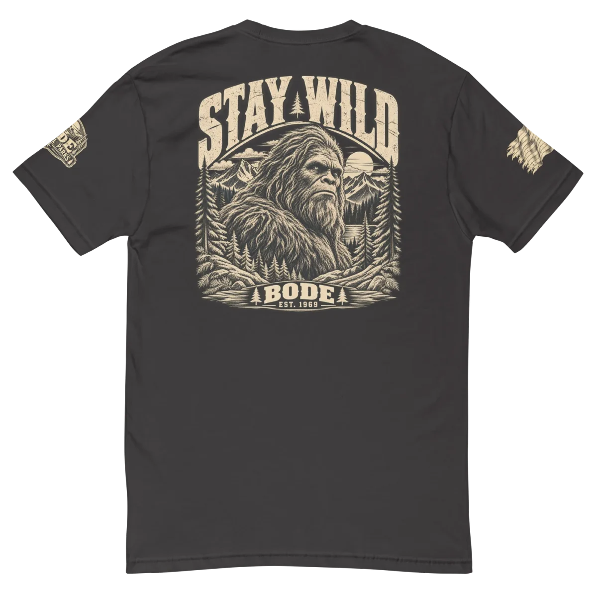 Stay Wild, Graphite Black, back