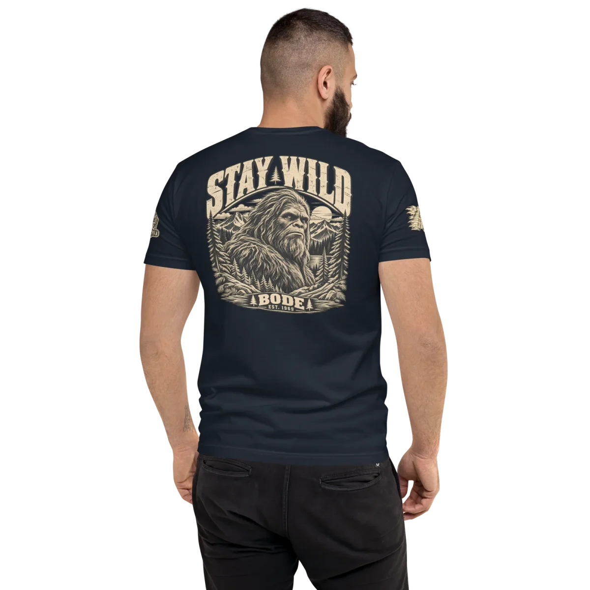 Stay Wild, Midnight Navy, back, worn
