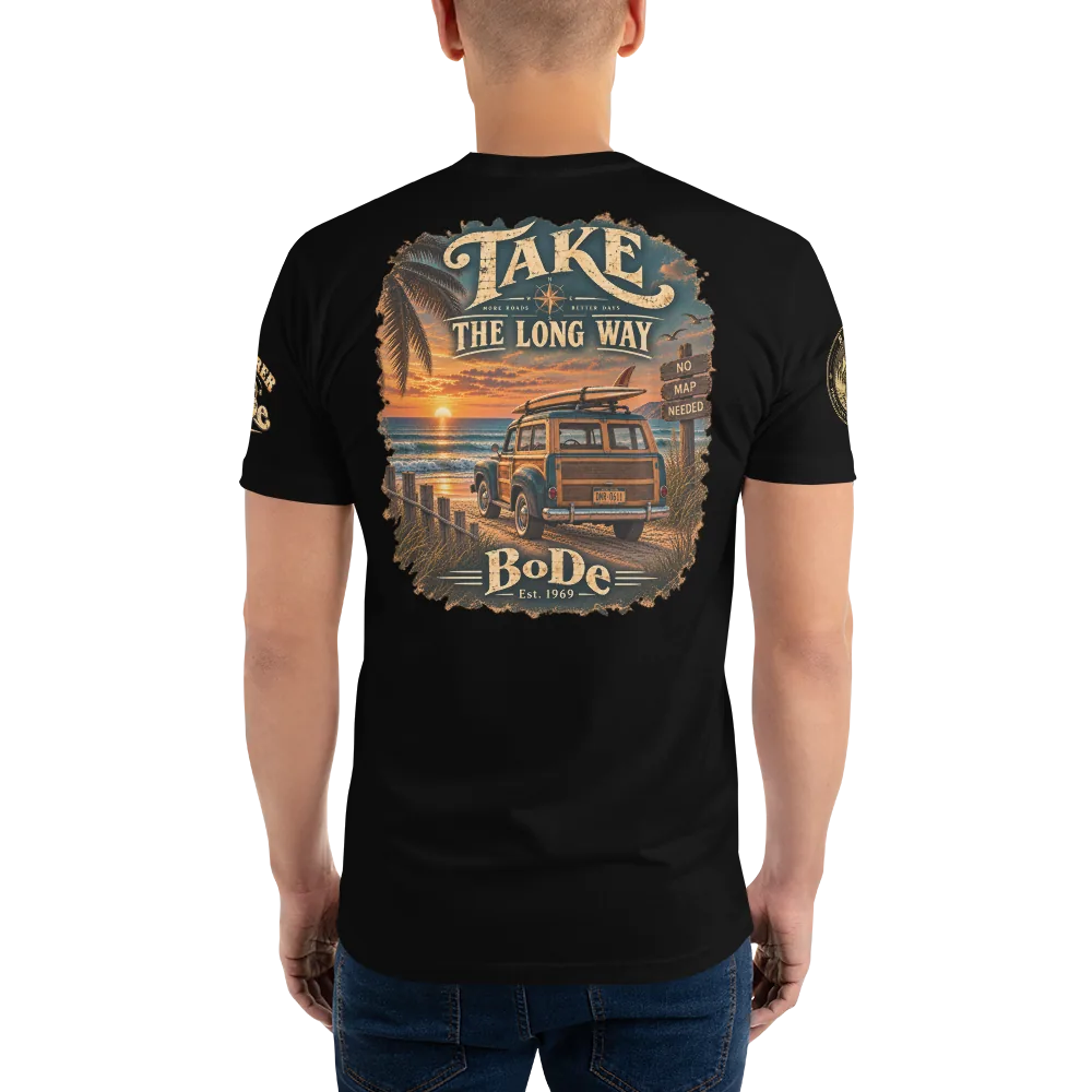 Take the Long Way, Black, back, worn