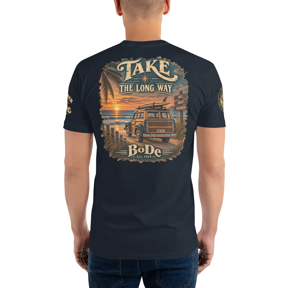 Take the Long Way, Midnight Navy, back, worn