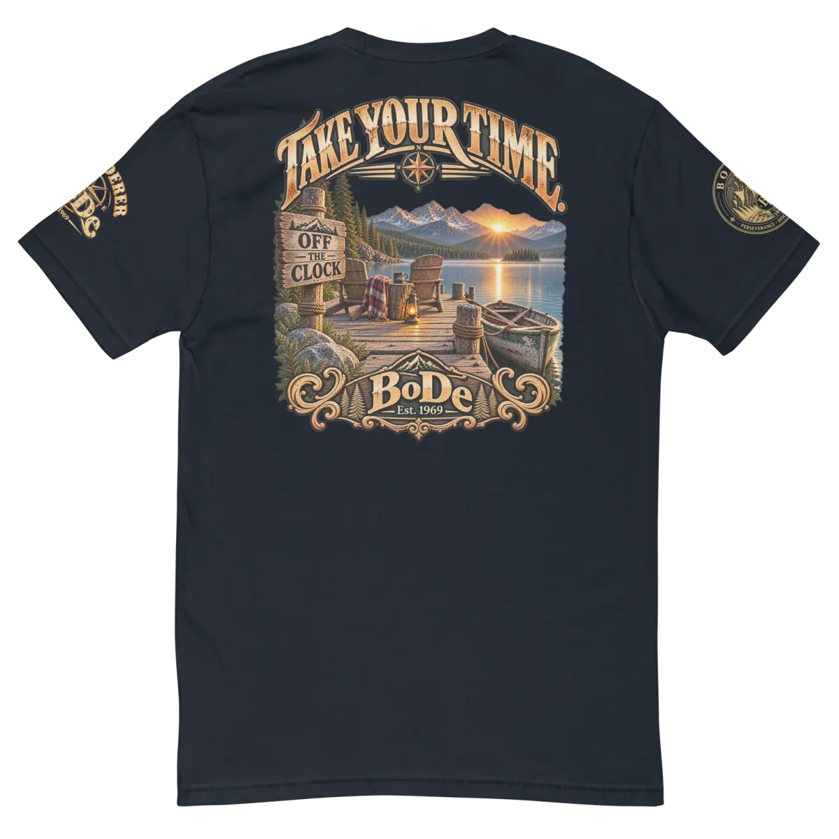 Take Your Time, Midnight Navy, back