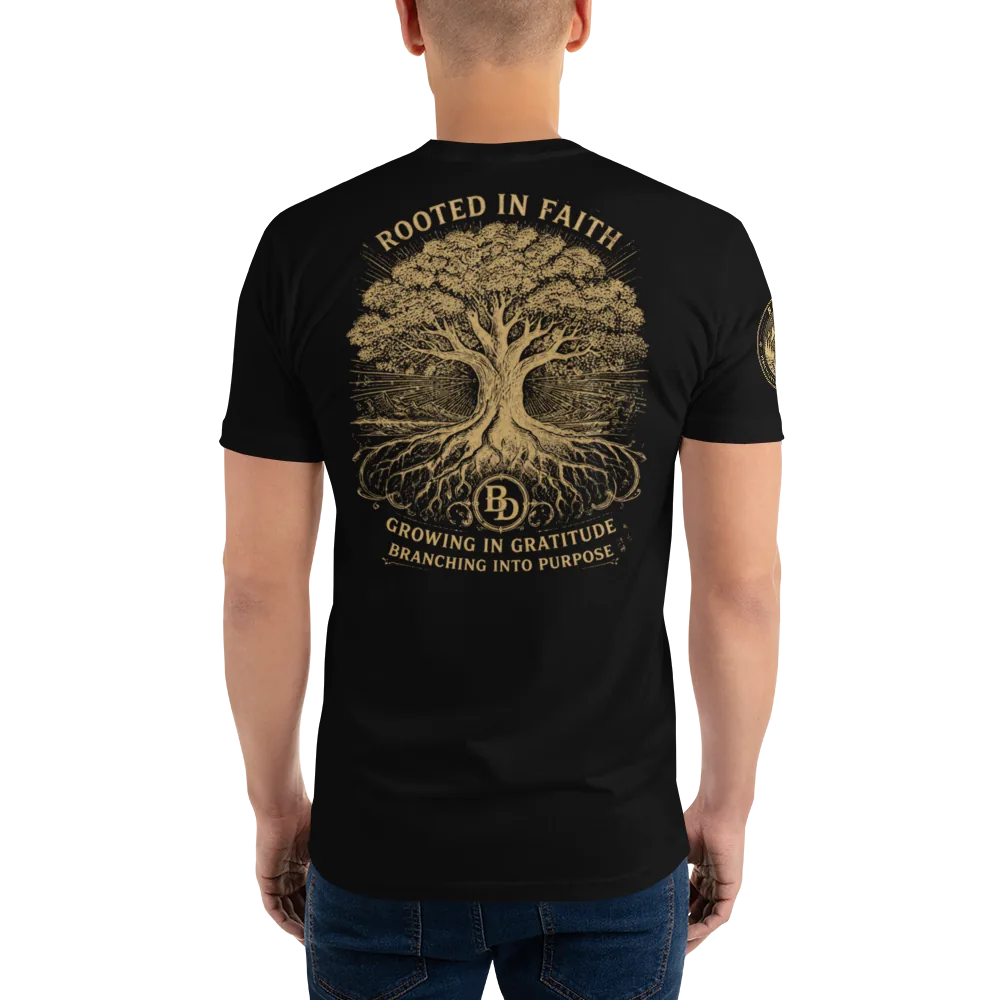 Tree of Life, Black, back, worn