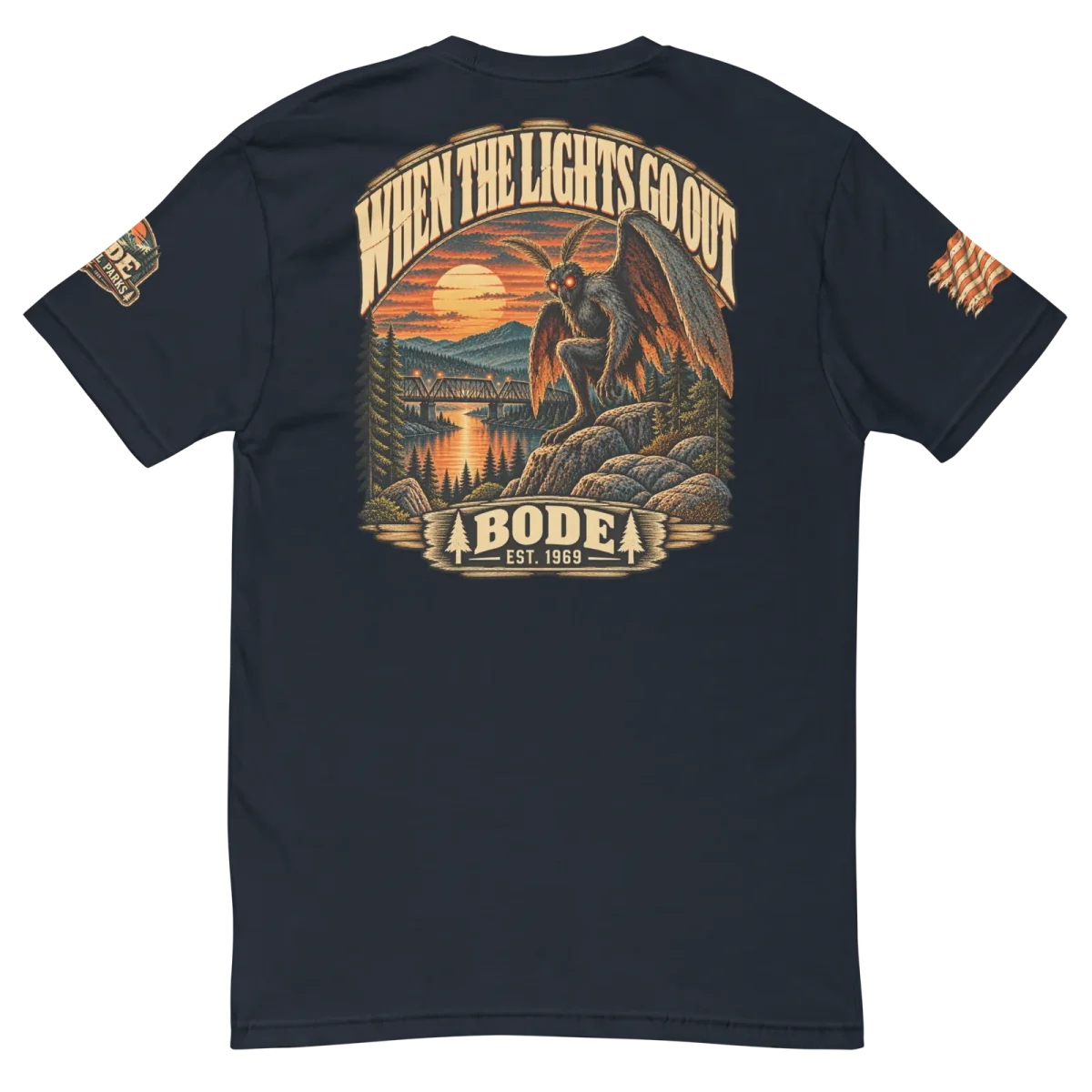 When the Lights Go Out, Midnight Navy, back
